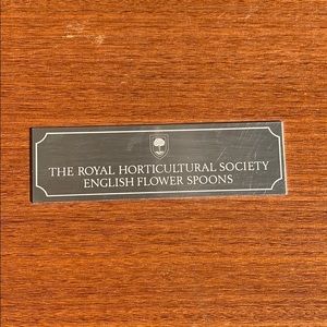 Royal Horticulture Society decorative spoon set